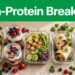 Meal-prep containers filled with egg muffins, yogurt, grain bowls, burritos, and fruit.
